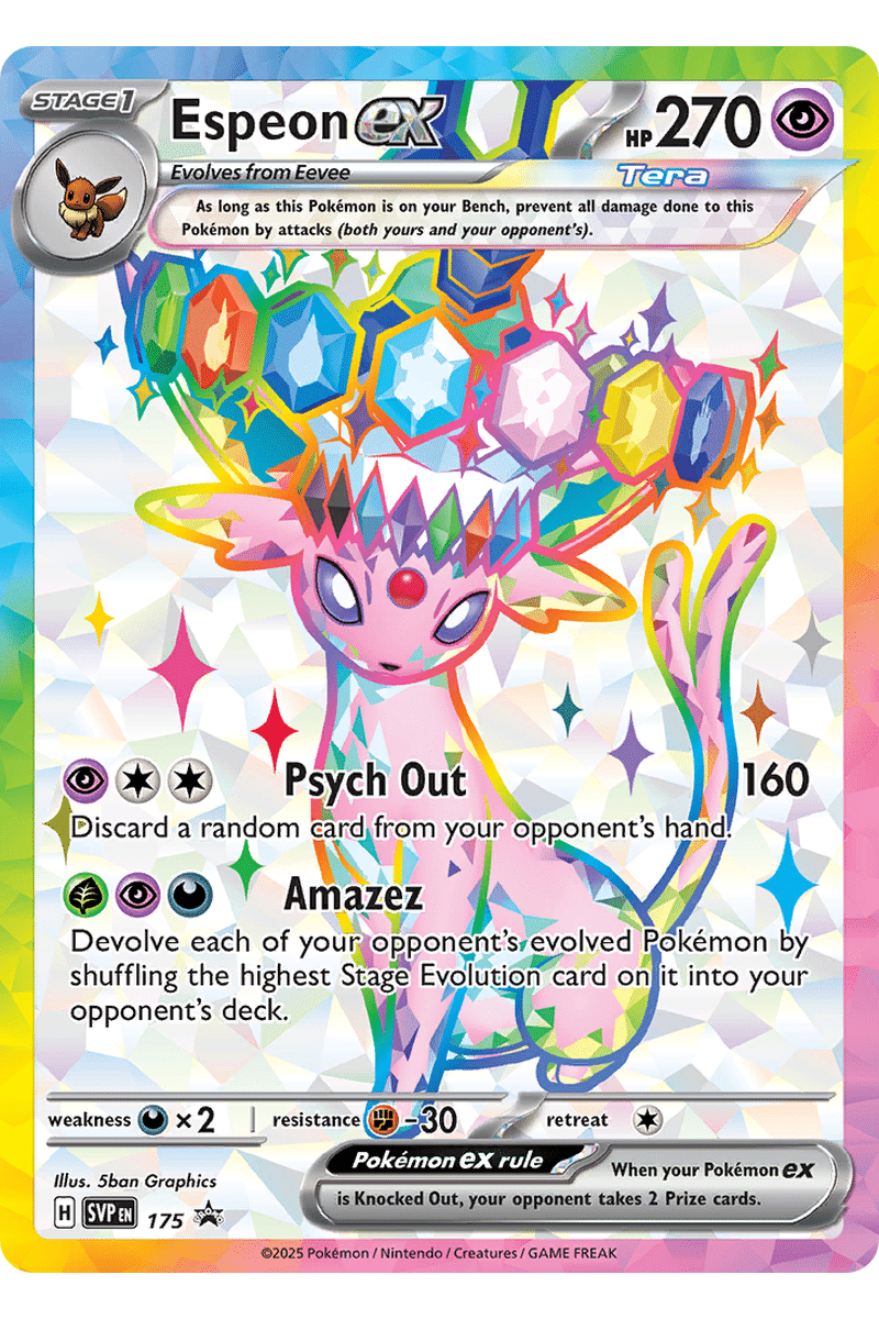 Espeon ex 175 Full Art