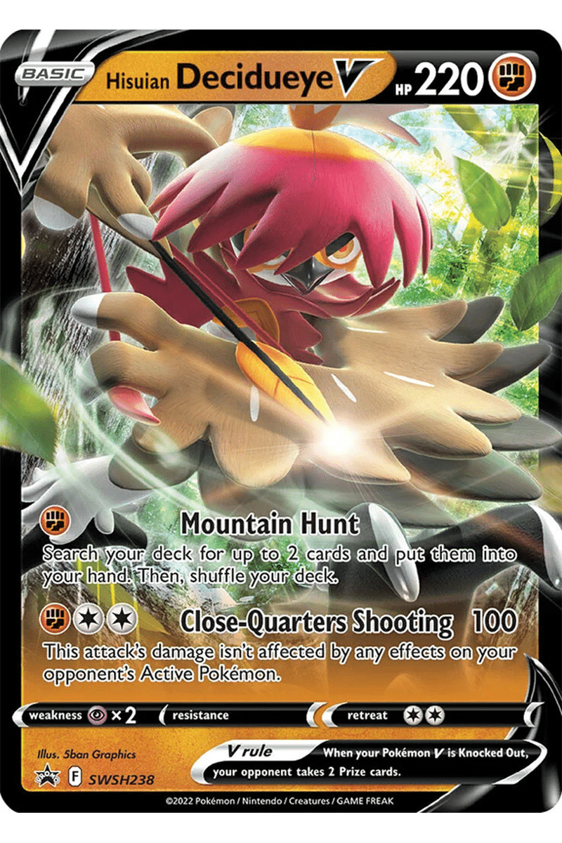 Hisuian Decidueye V SWSH 238 Full Art
