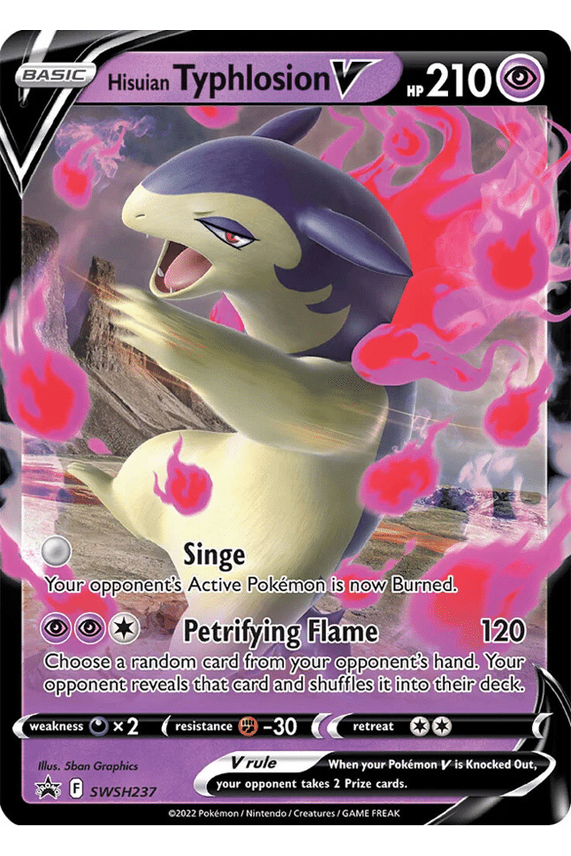Hisuian Typhlosion V SWSH 237 Full Art