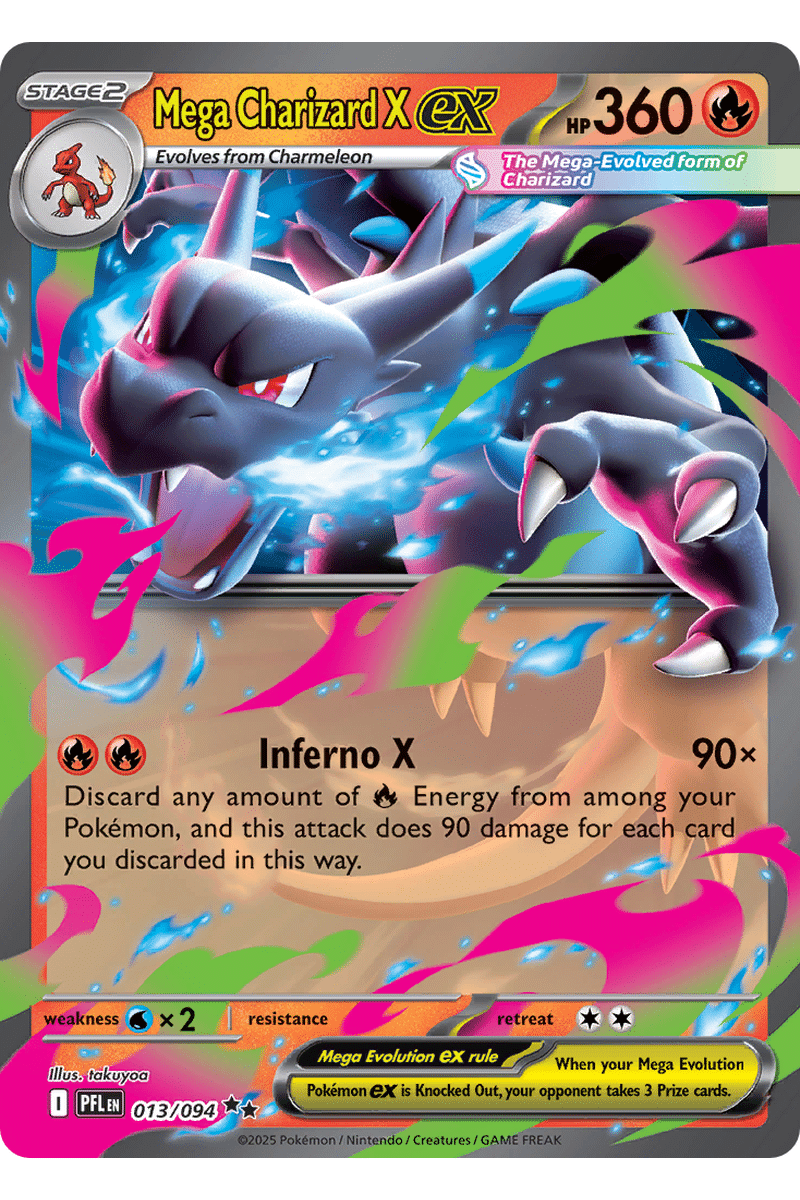 Mega Charizard X ex 013/094