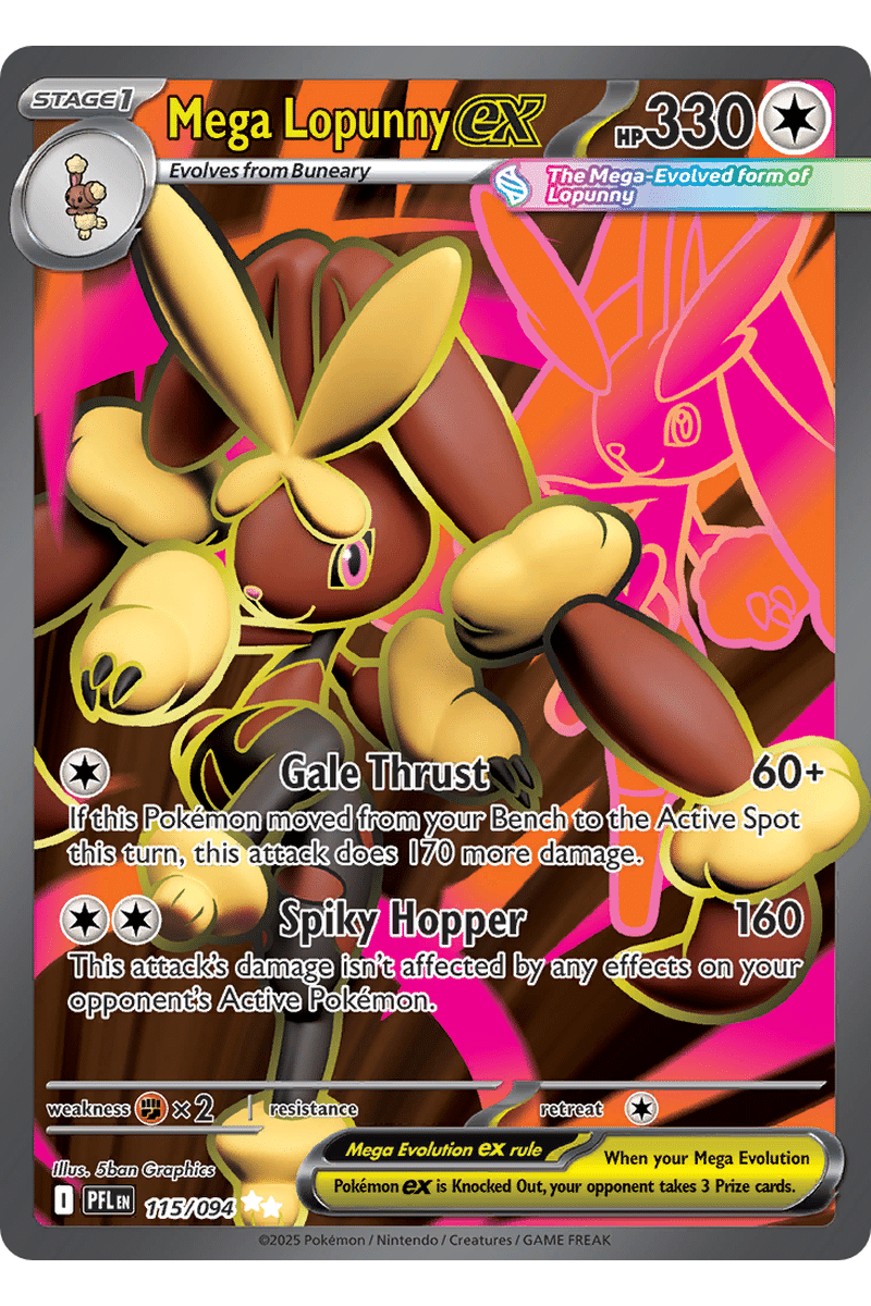 Mega Lopunny ex 115/094 Full Art