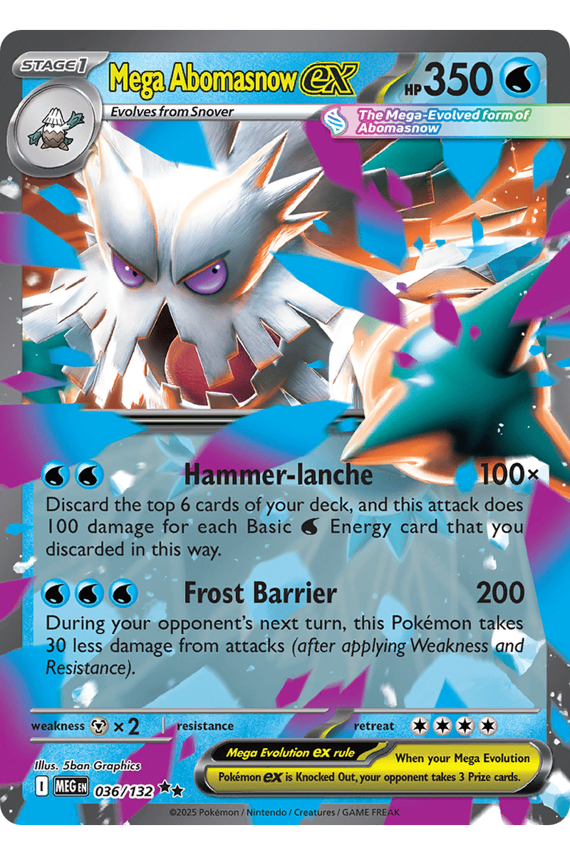 Mega Abomasnow ex 036/132