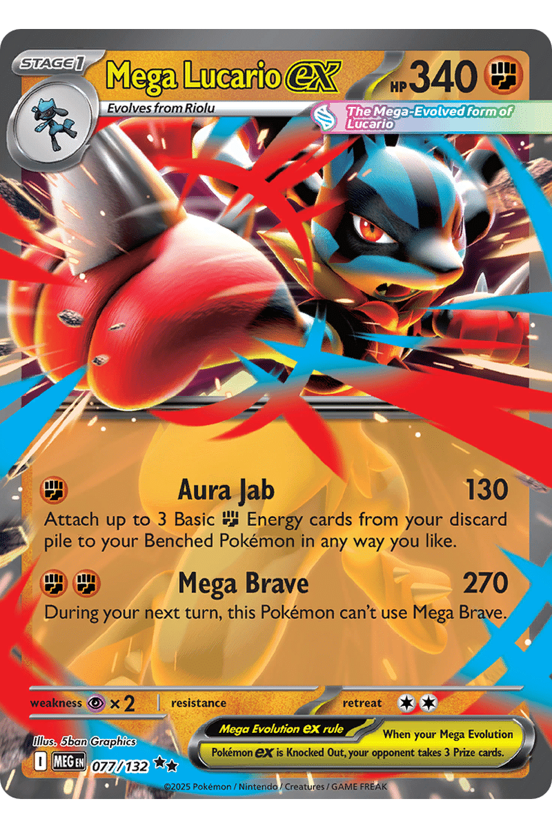 Mega Lucario ex 077/132