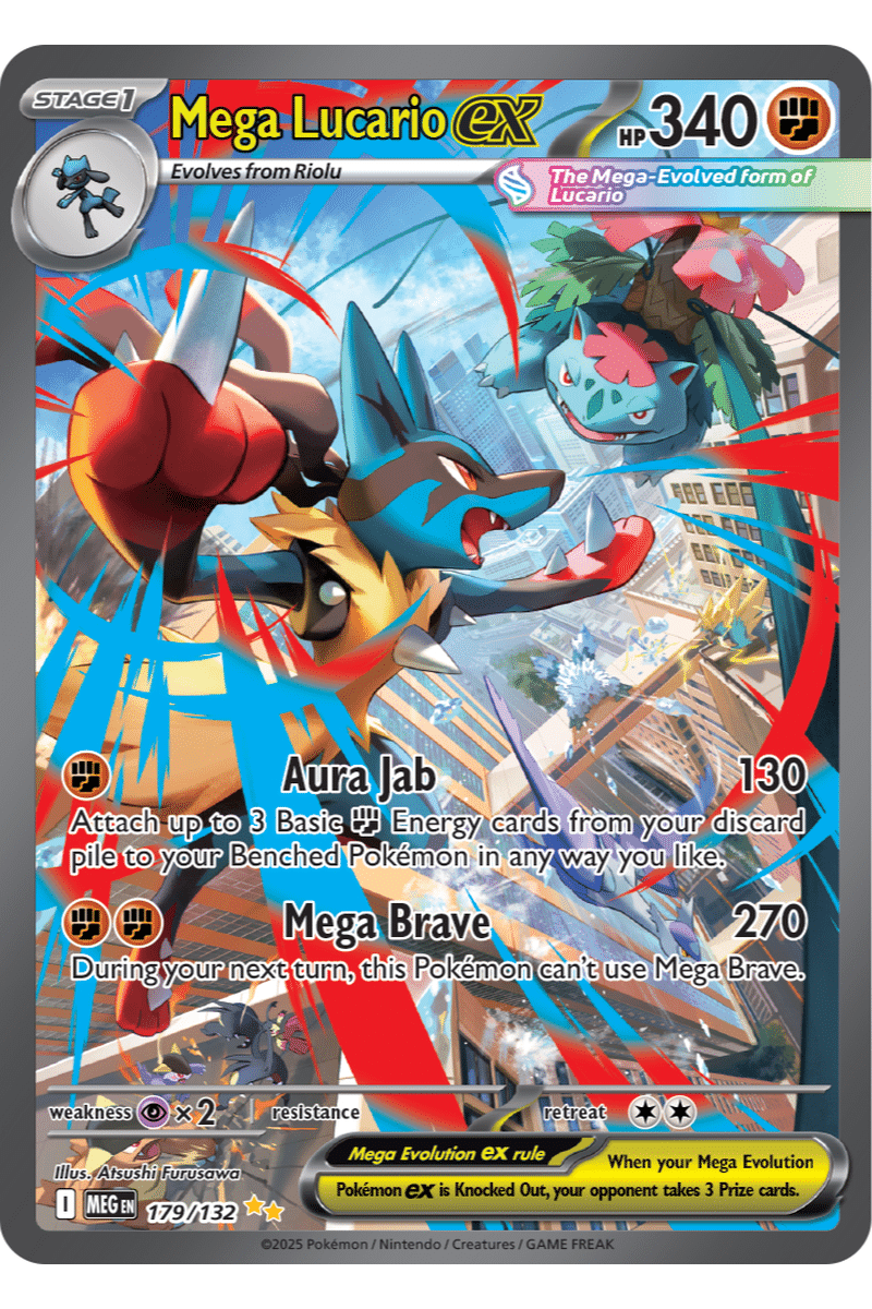 Mega Lucario ex 179/132 Special Illustration Rare
