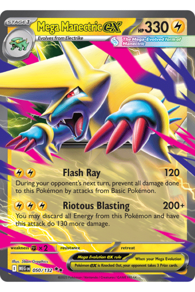 Mega Manectric ex 050/132