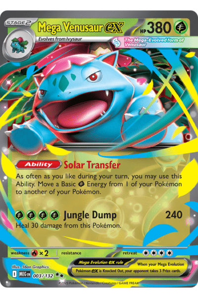 Mega Venusaur ex 003/132