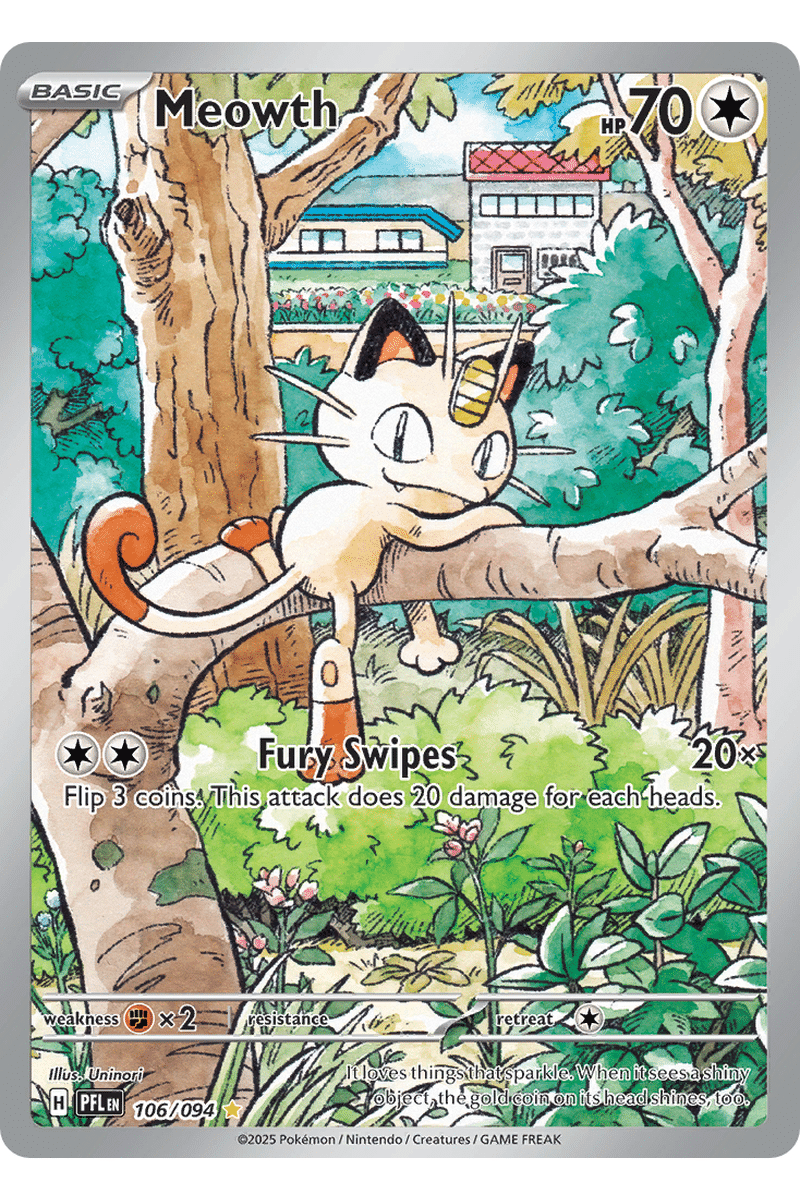 Meowth 106/094 Full Art