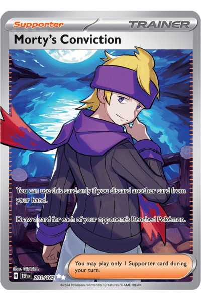 Morty's Conviction 201/162 Full Art