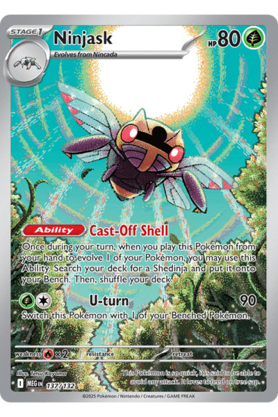 Ninjask 137/132 Full Art