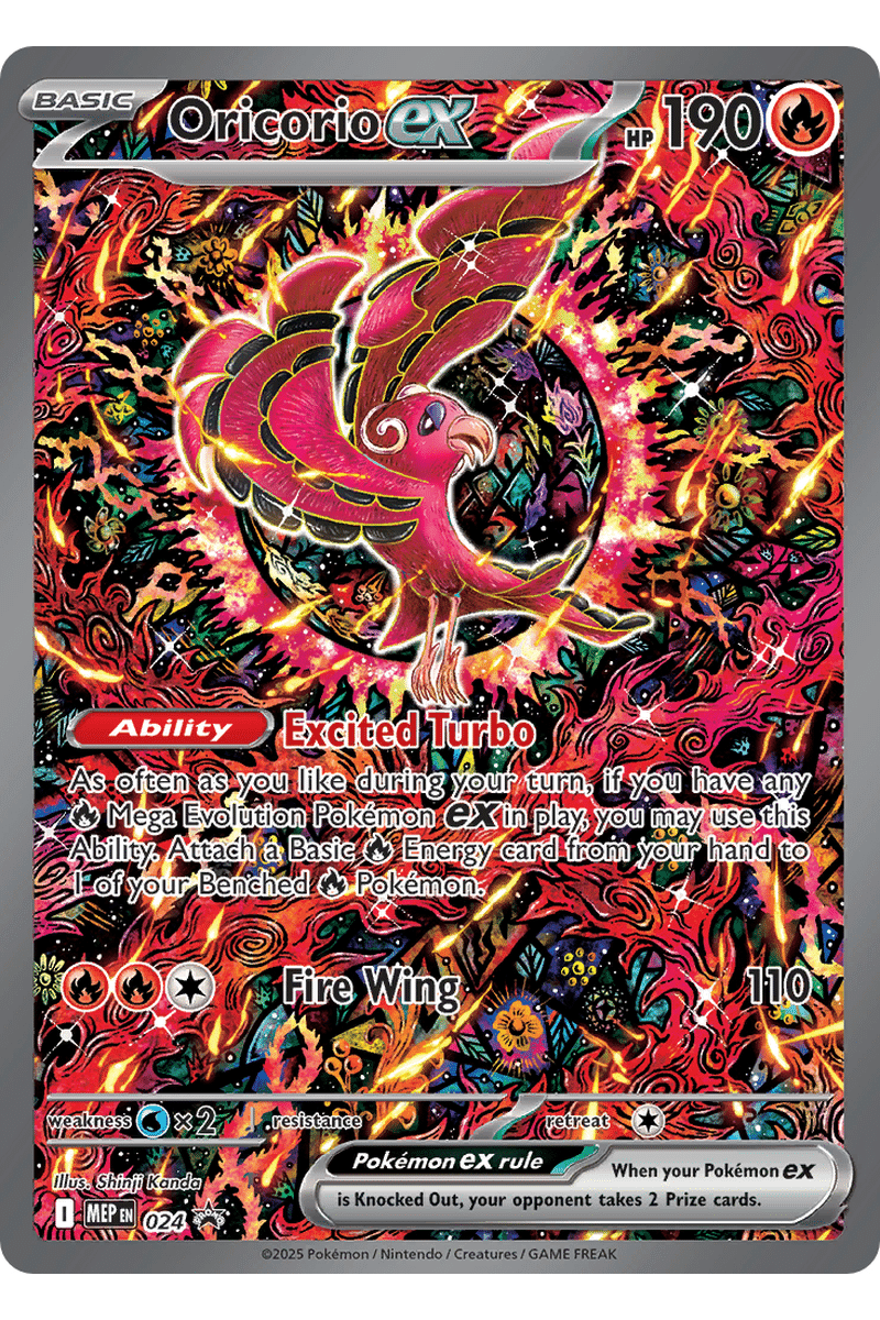 Oricorio ex 024 Full Art