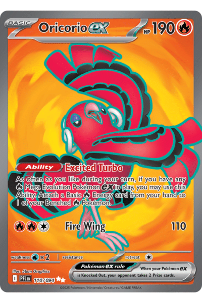 Oricorio ex 110/094 Full Art