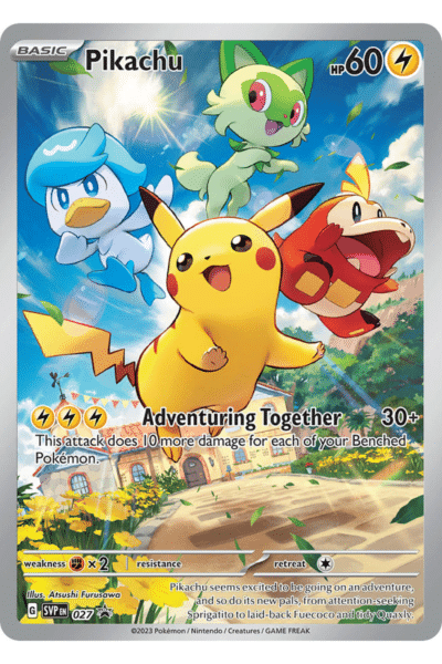 Pikachu SVP027 Full Art
