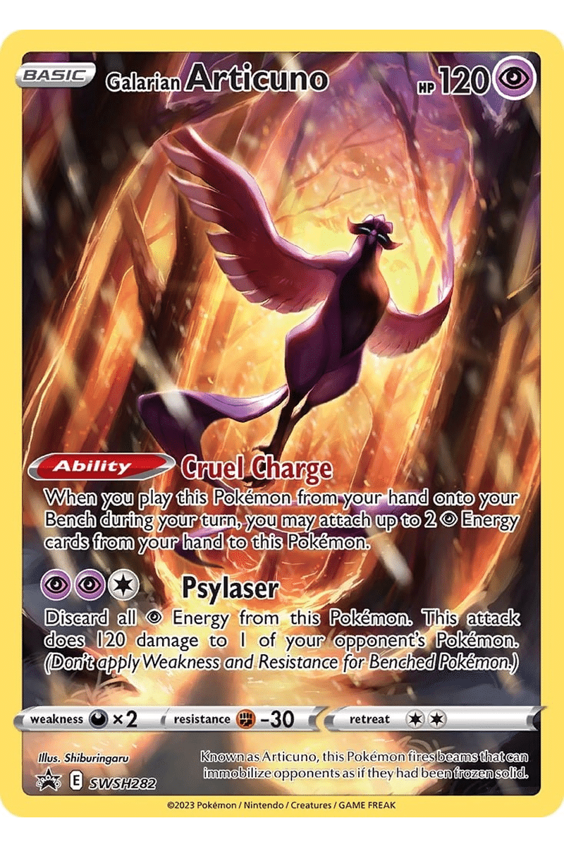 Galarian Articuno SWSH282 Full Art