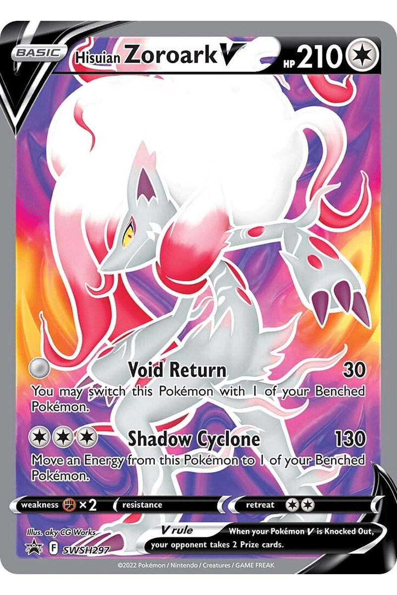 Hisuian Zoroark V SWSH297 Full Art