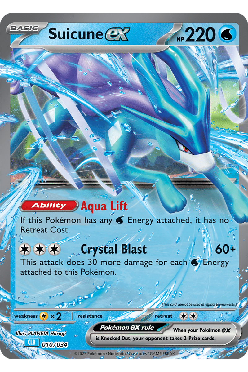 Suicune 010/034 ex
