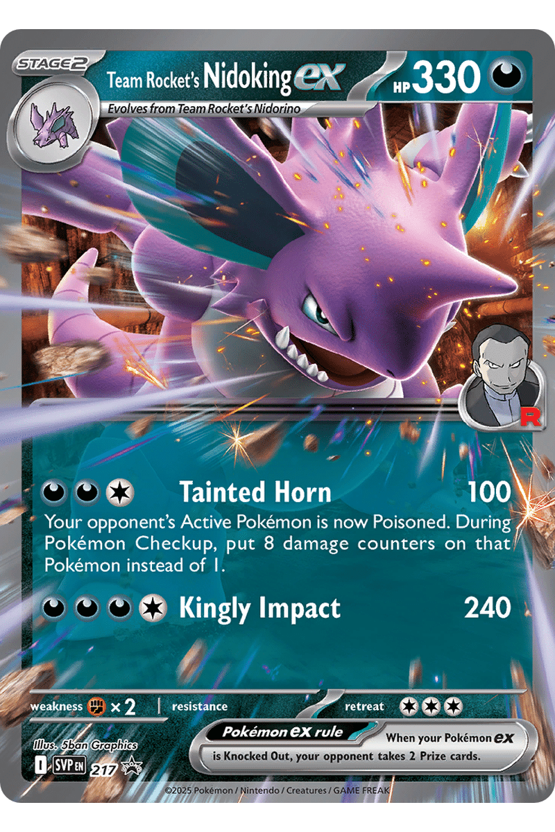 Team Rocket Nidoking ex 217