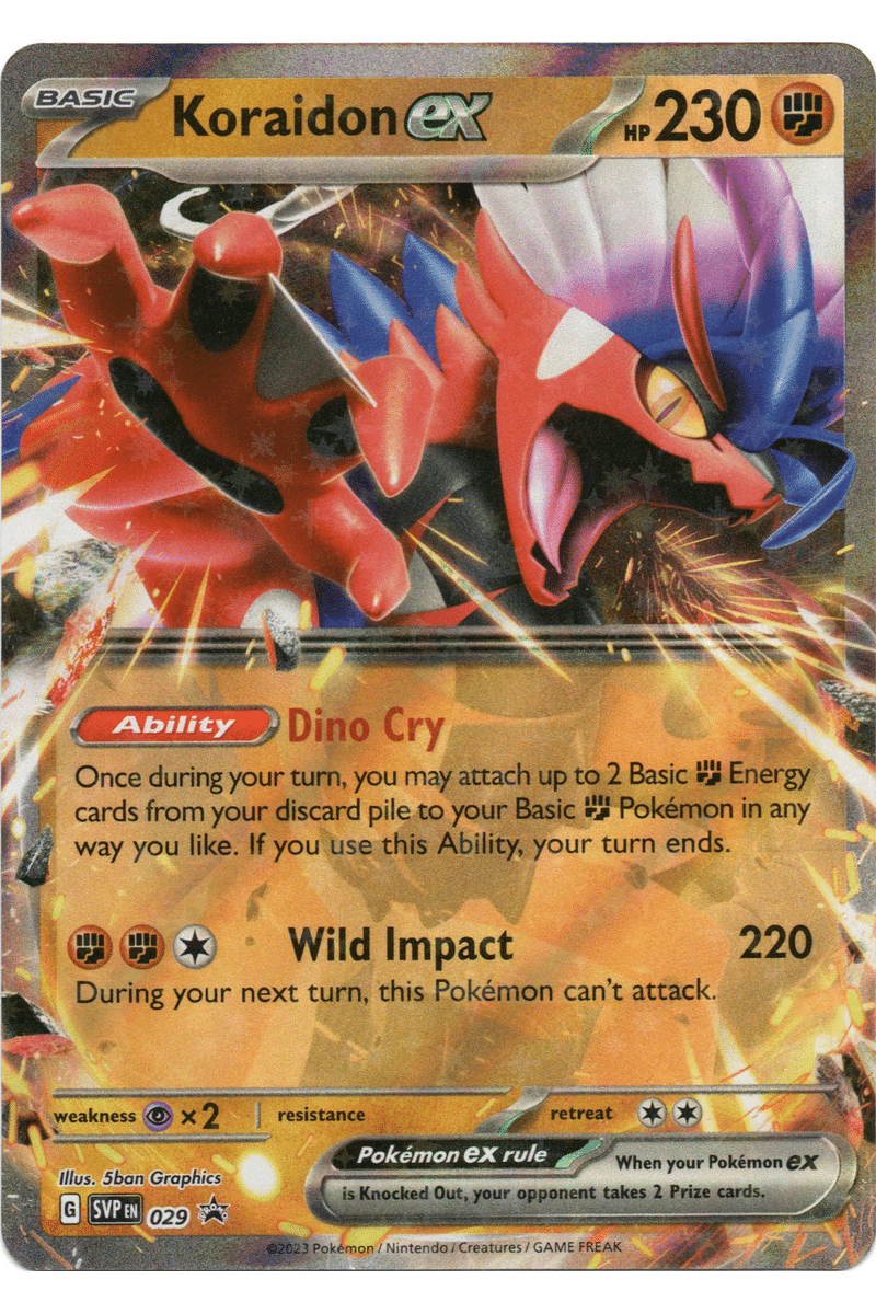 Koraidon ex SVP029