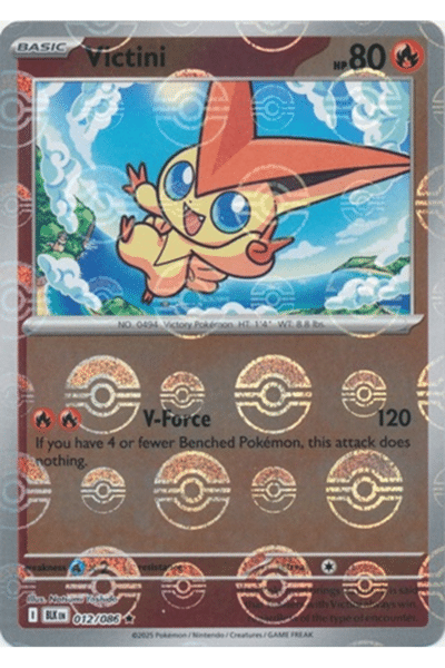 Victini 012/086 Poke Ball Reverse Holo Rare