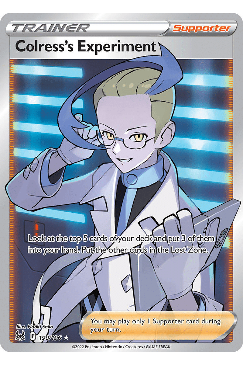 Colress’s Experiment 190/196 Full Art