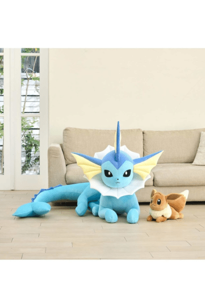 Gigantisk Vaporeon Bamse fra Pokemoncenter
