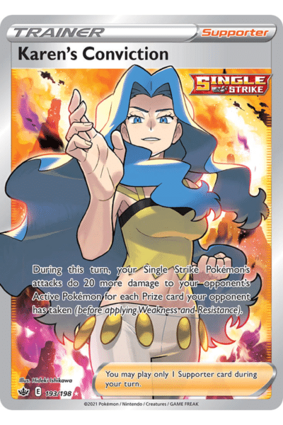 Karen's Conviction 193/198 Full Art