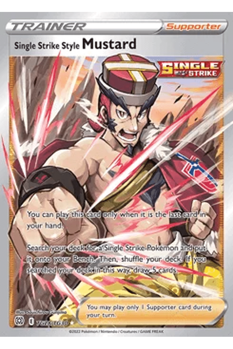 Single Strike Style Mustard TG28/TG30 Full Art