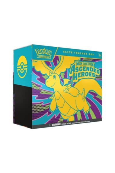 Pokémon Ascended Heroes Elite Trainer Box Pokémon Ascended Heroes Elite Trainer Box kr. 1.699,95 Op til 10 betalinger med Ingen bedømmelse Lagerstatus: På lager: Levering 1 - 2 hverdage stk. LÆG I KURV TILFØJ TIL ØNSKESKYEN Tilføj til ønskeliste Pokémon Ascended Heroes Elite Trainer Box - ETB- Boks med 9 Boosters, Promokort & Tilbehør Gør dig klar til nye eventyr i Pokémon-universet med Pokémon Ascended Heroes Elite Trainer Box. Denne flotte Elite Trainer Box er perfekt til både samlere og spillere, der ønsker at udvide deres Pokémon TCG samling og styrke deres deck. Boxen indeholder booster packs samt eksklusivt tilbehør, der gør det nemmere at organisere, beskytte og spille med dine kort. Det farverige design med den ikoniske Dragonite gør boksen til et must-have for enhver Pokémon fan. Elite Trainer Boxen er ideel både til nye spillere og erfarne samlere, som ønsker spændende nye kort og en flot opbevaringsboks til deres samling. Hvad du får: Pokémon Ascended Heroes Elite Trainer Box Booster packs Kort sleeves Spilleterninger og markører Opbevaringsboks til kort Egenskaber: Flot Ascended Heroes design Perfekt til Pokémon TCG Velegnet til samlere og spillere Praktisk opbevaring af kort Spændende booster packs Ascended Heroes Elite Trainer box