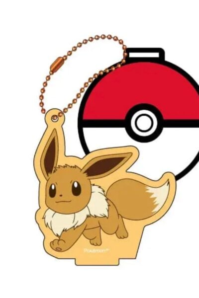 Japansk Eevee Nøglering med Bordskåner