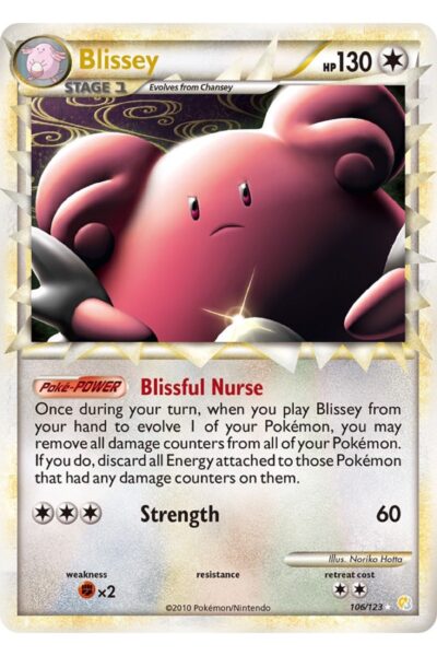 Blissey 106/123 HeartGold & SoulSilver