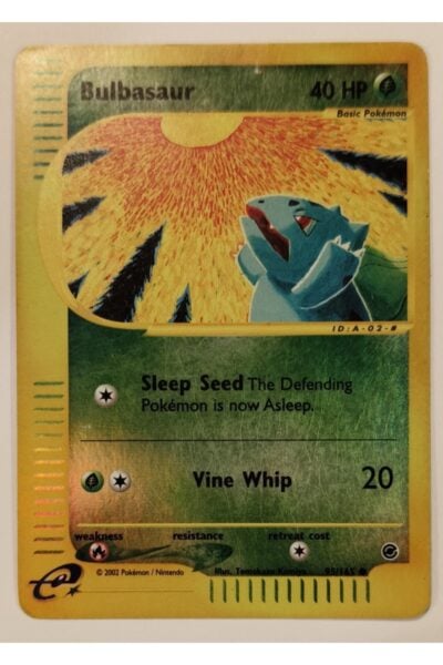 Bulbasaur 95/165 Common fra Expedition Base Set, Grass-type Basic Pokémon-kort