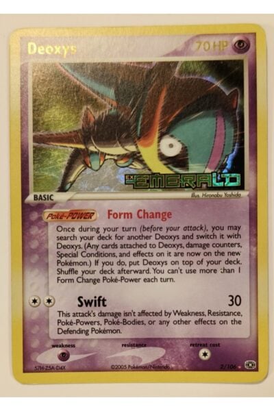 Deoxys 2/106 Emerald Reverse Holo