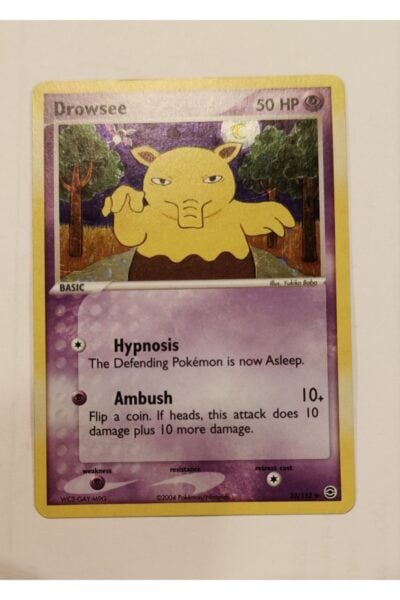 Drowzee 32/112 FireRed & LeafGreen Reverse Holo