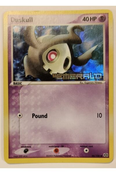 Duskull 46/106 Emerald Reverse Holo