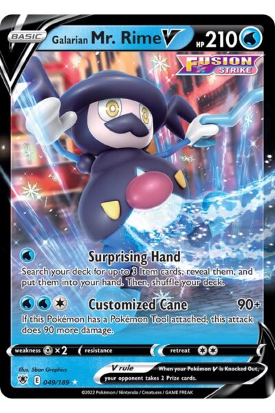 Galarian Mr. Rime V 49/189 Astral Radiance