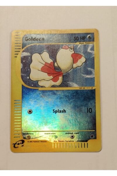 Goldeen Pokémon-kort nummer 111/165 fra Expedition Base Set, illustreret af Masako Yamashita