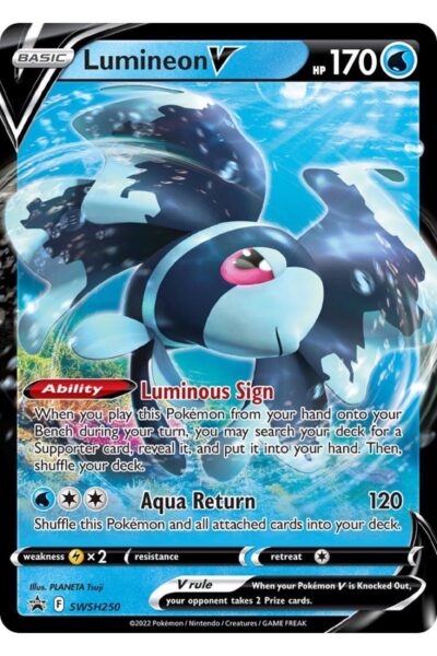 Lumineon V SWSH250 SWSH Black Star Promos