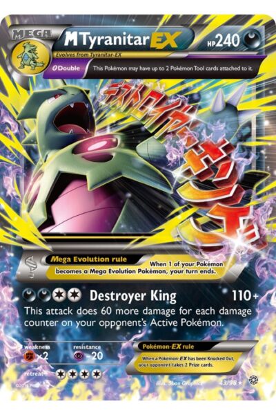 M Tyranitar-EX 43/98 Ancient Origins