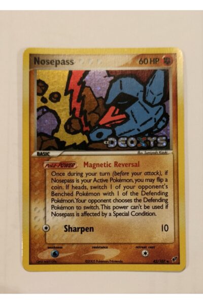 Nosepass 42/107 Reverse Holo Deoxys