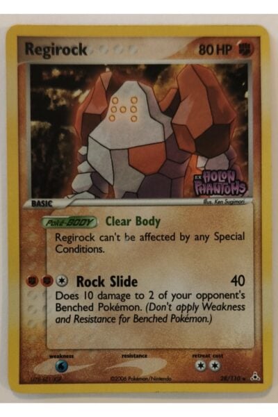 Regirock 28/110 Holon Phantoms Reverse Holo
