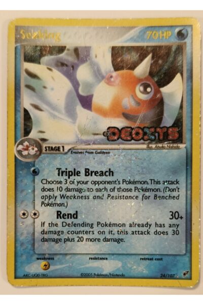 Seaking 24/107 Reverse Holo Deoxys