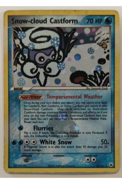 Snow-cloud Castform 25/101 Reverse Holo Hidden Legends