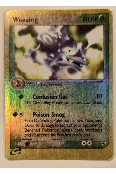 Weezing 24/109 Ruby & Sapphire Reverse Holo