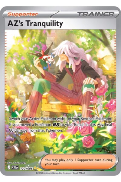 AZ's Tranquility, 120/86, Special Illustration Rare fra Chaos Rising