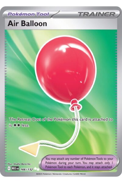 Air Balloon 166/132 Ultra Rare trainerkort fra Mega Evolution