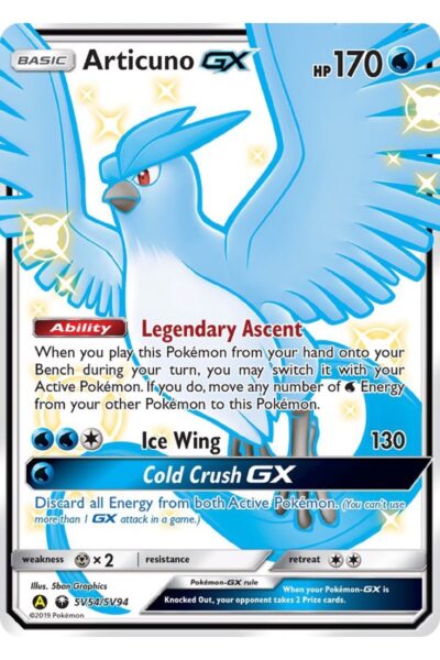Articuno-GX SV54/SV94 Shiny Hidden Fates