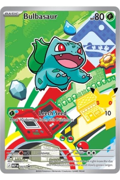 Bulbasaur nummer 37, Promo-kort fra Mega Evolution Black Star Promos