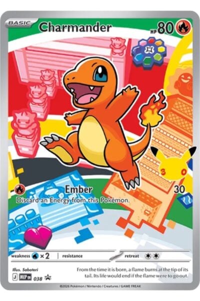 Charmander nummer 38, Black Star Promo-kort fra Mega Evolution-serien