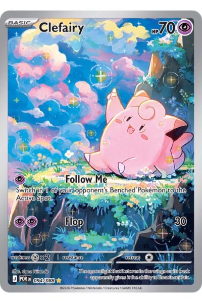 Clefairy 94/88 Illustration Rare fra sættet Perfect Order