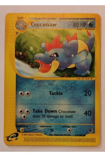 Croconaw 74/165 fra Expedition Base Set, Pokémon TCG