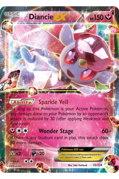 Diancie-EX 72/124 Fates Collide